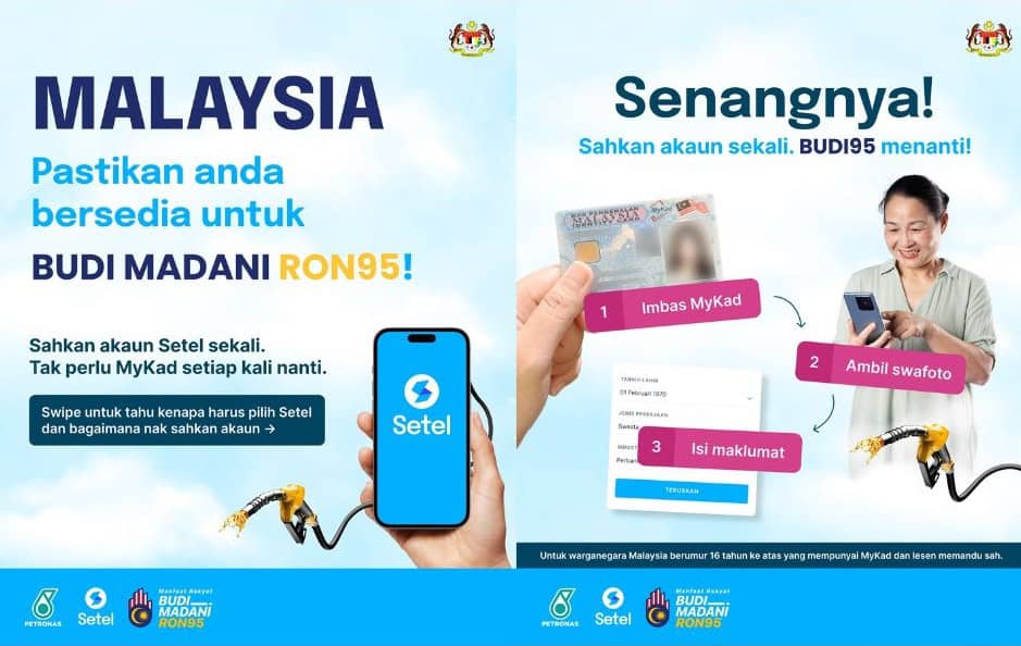 How to use a set for RON95 subsidies, don’t scan mykad!