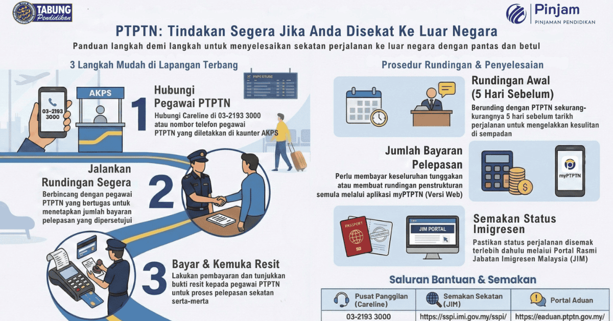 Overview of Travel Restrictions Due to PTPTN & 3 Immediate Actions