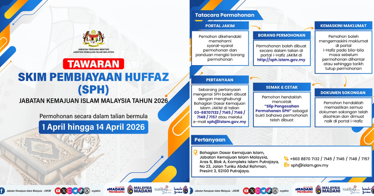 Huffaz Funding Scheme (SPH) 2026: Terms & How to Apply