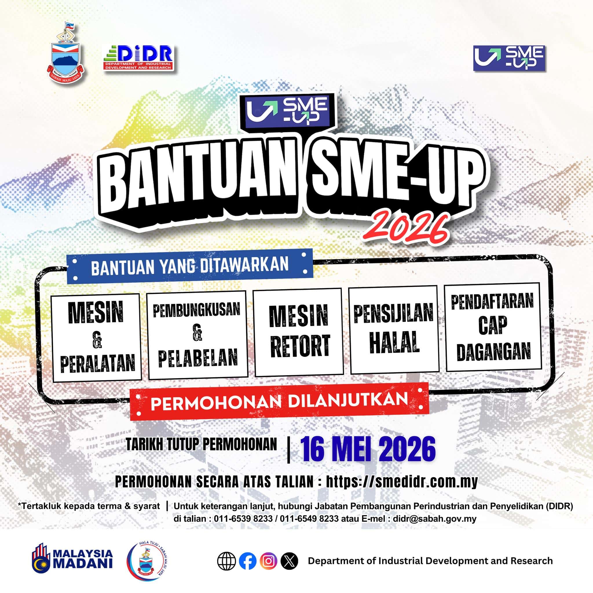 SME-UP Assistance: Sabah SME Grant Application 2026